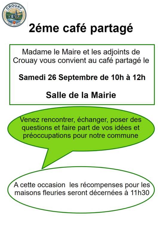 café partagé septembre